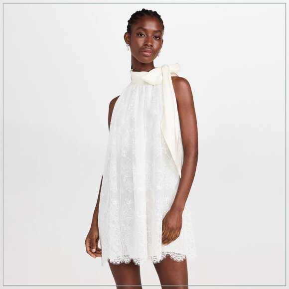 The Vampire’s Wife $2690 Mini Athena Lace and Satin Runway Dress - Picture 1 of 8